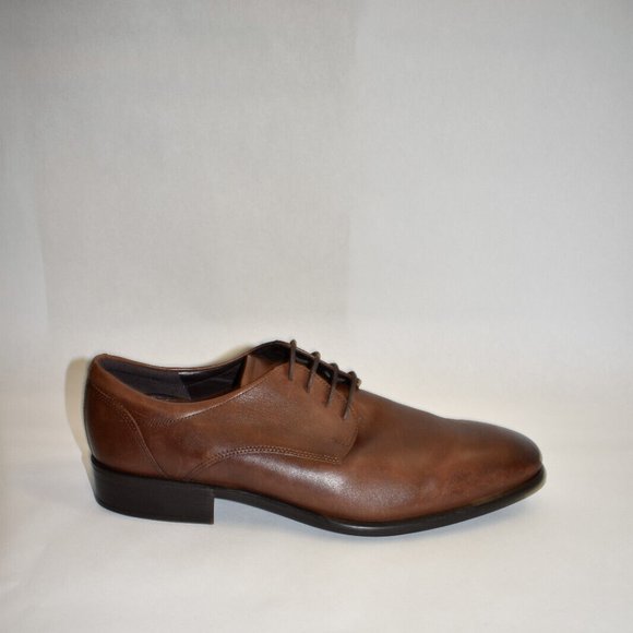 New! Ecco Citytray Plain Toe Derby Brown Size 46 EU 12-12.5 US DD300 main image 4